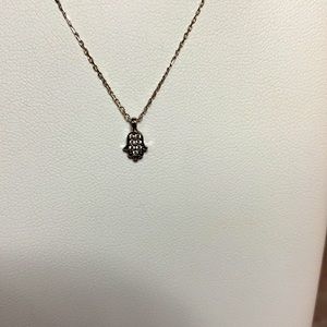 White Hansa sterling silver necklace